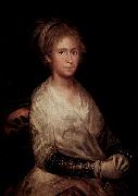 Francisco de Goya wife of painter Goya oil on canvas